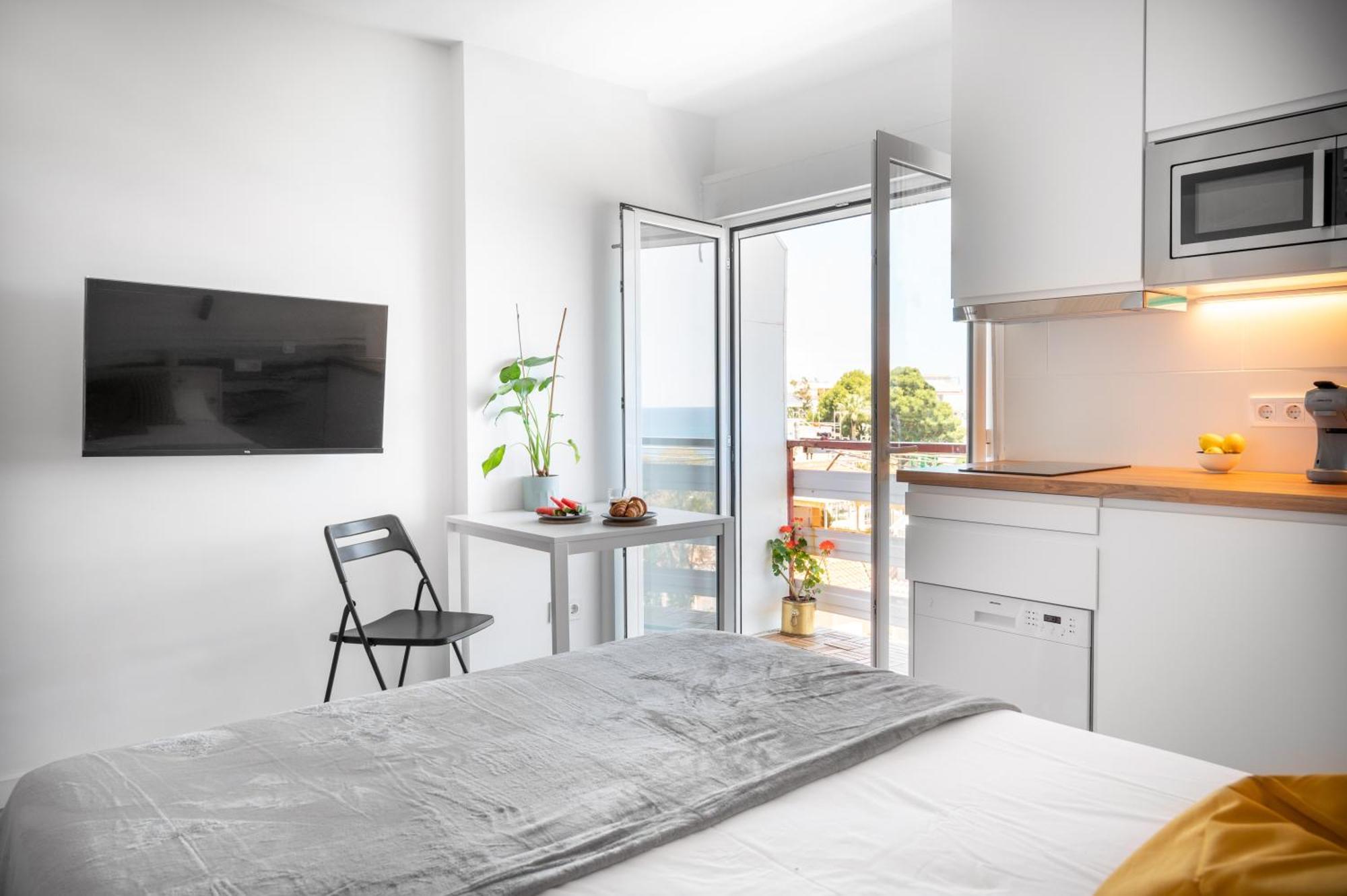 贝纳尔马德纳Modern Studio Naciones公寓 外观 照片